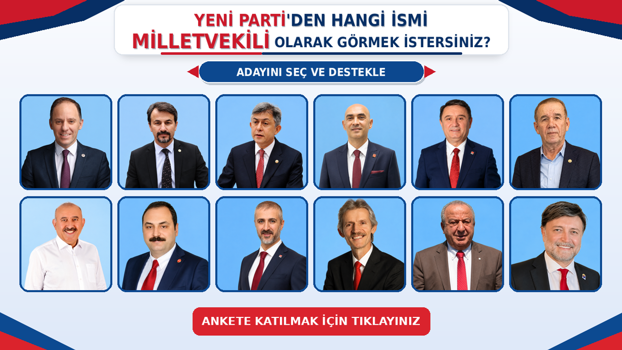 Yeni Parti'den Hangi İsmi Zonguldak Milletvekili Olarak Görmek İstersiniz? Ankete Katıl, Oyunu Kullan