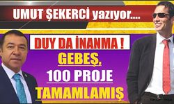 20 Yılda 100 proje tamamlanmış!...... Saysana Lan ...