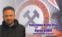 Zonguldakspor Başkanı Demir'den Yeni Yıl Kutlaması