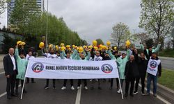 GMİS, İSTANBUL'DA TÜRK-İŞ'İN MİTİNGİNDE EN ÖNDE YER ALDI