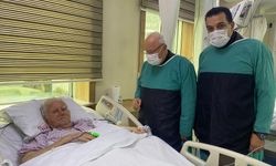 İYİ Parti İl Başkanı Erkmen’den Şeref Çakar’a Geçmiş Olsun Ziyareti