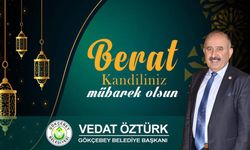 Başkan Vedat Öztürk’ten Berat Kandili Mesajı