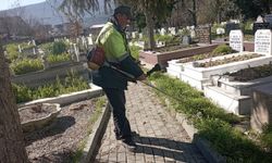 Gökçebey’de Bayram Öncesi Mezarlık Temizliği