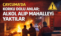 Korku Dolu Anlar; Alkol Alıp Mahalleyi Yaktılar