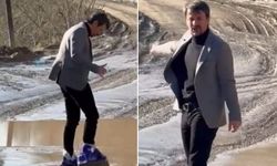 Milletvekili Çamur Yola Girdi: “Burada Adam Boğulur”