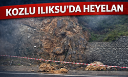 Kozlu Ilıksu'da Heyelan