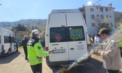 Gökçebey’de Okul Servislerine Sıkı Denetim
