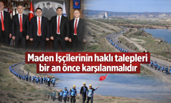 GMİS'ten Ankara'ya Yürüyen Madencilere Destek