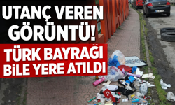 Utanç Veren Görüntü! Türk Bayrağı Bile Yere Atıldı