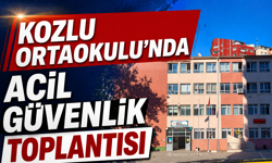 Kozlu Ortaokulu'nda Acil Güvenlik Toplantısı