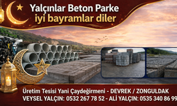 Yalçınlar Beton Parke İyi Bayramlar Diler
