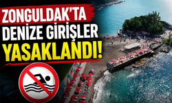 Zonguldak'ta Denize Girişler Yasaklandı!