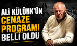 Ali Külünk'ün Cenaze Programı Belli Oldu