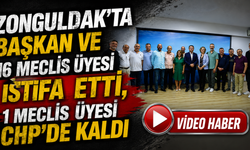 Zonguldak'ta Başkan ve 16 Meclis Üyesi İstifa Etti, 1 Meclis Üyesi CHP'de Kaldı
