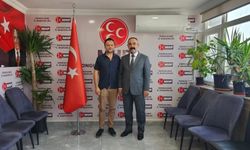TOLGA GÖREN’DEN MHP İL BAŞKANI ORHAN KORKMAZ’A ZİYARET