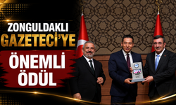 Zonguldak'a Gurur Yaşattı, Gazeteci Cem Açıkgöz'e Çok Önemli Ödül
