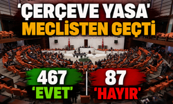 Son Dakika: 'Çerçeve Yasa' Meclisten Geçti
