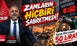 "Zamların hiçbiri sabretmedi. Yarım litre mazot 50 lira!”