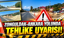 Zonguldak-Ankara yolunda tehlike uyarısı!