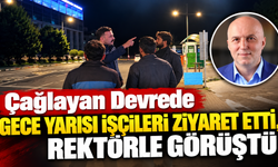 İşçilerin Eyleminde Çağlayan Devreye Girdi