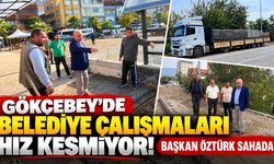 Gökçebey’de Belediye Çalışmaları Hız Kesmiyor! Başkan Öztürk Sahada