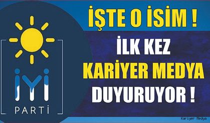 İYİ Parti'nin Zonguldak Belediye Başkan adayı oluyor... İŞTE O İSİM !