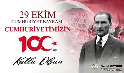 Başkan Öztürk Cumhuriyetimizin 100. Yılını Kutladı...