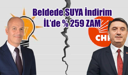 Beldede SUYA İndirim, İL’de % 259 ZAM! Su Ticari Bir Materyal Değildir...