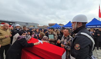 Zonguldaklı Polis Umut Sıbıç'a Yürek Yakan Veda