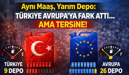 Aynı Maaş, Yarım Depo: Türkiye Avrupa’ya Fark Attı… Ama Tersine!