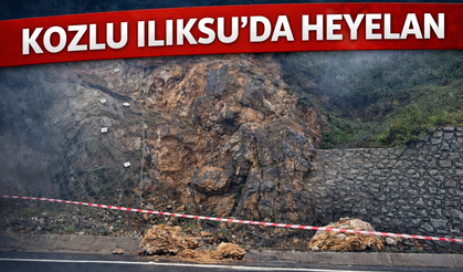 Kozlu Ilıksu'da Heyelan