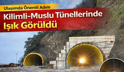 Kilimli–Muslu Tünellerinde Işık Görüldü