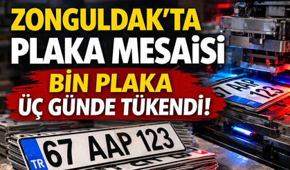 Bin Plaka Üç Günde Tükendi