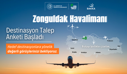 Zonguldak Havalimanı İçin Anket Başladı