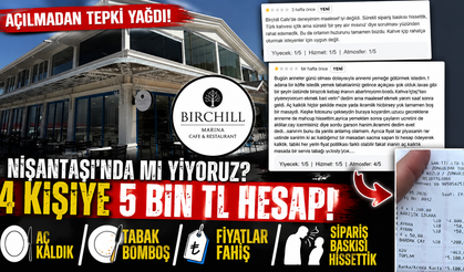Birchill Marina  Cafe'ye Şok Tepki; "Aç Kaldık, Tabaklar Boş, Fiyatlar Fahiş"