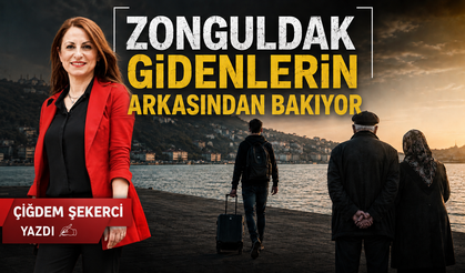 ZONGULDAK GİDENLERİN ARKASINDAN BAKIYOR