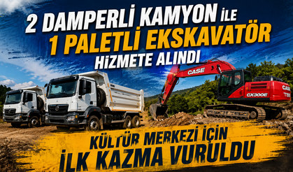 Gökçebey Belediyesi'nde Yeni İş Makineleri Hizmete Alındı