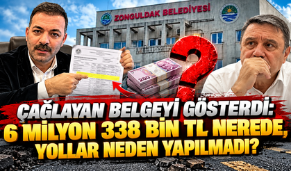 Çağlayan Belgeyi Gösterdi: "6 Milyon 338 Bin TL Nerede, Yollar Neden Yapılmadı?"