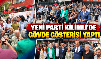 Yeni Parti Kilimli’de Gövde Gösterisi Yaptı