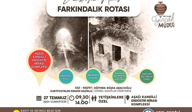 ENDÜSTRİYEL MİRAS ROTASI GEZİSİ CUMARTESİ GÜNÜ YAPILACAK