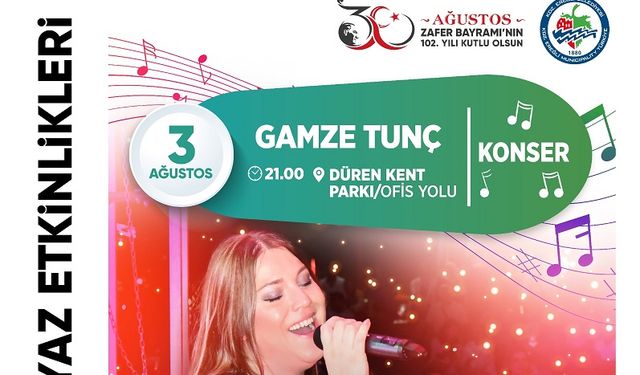 GAMZE TUNÇ KONSERİNE DAVETLİSİNİZ