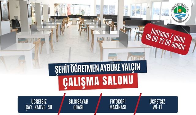 Çalışma Salonu Öğrenciler İçin Açıldı