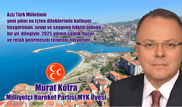 Murat Kotra'dan Yeni Yıl Mesajı