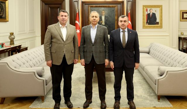 Ulupınar ve Çolakoğlu'ndan İçişleri Bakanı Yerlikaya'ya Ziyaret