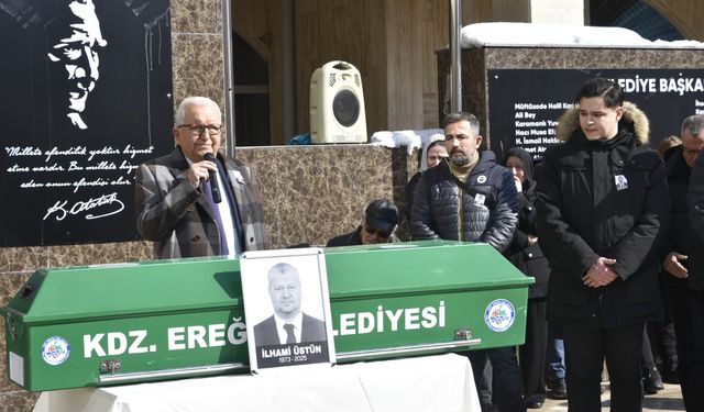 TERMİNAL SORUMLUSU ÜSTÜN, SON YOLCULUĞUNA UĞURLANDI
