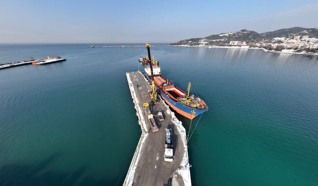 BOZHANE LİMANI HİZMET VERMEYE BAŞLADI