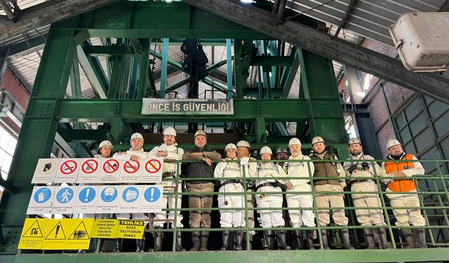 -630 Metrede, 5. Kartiyede Madencilerin Sorunlarını Dinlediler