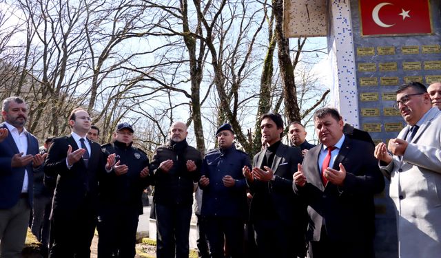 Yenice Maden Şehitliği’nde Anma Töreni