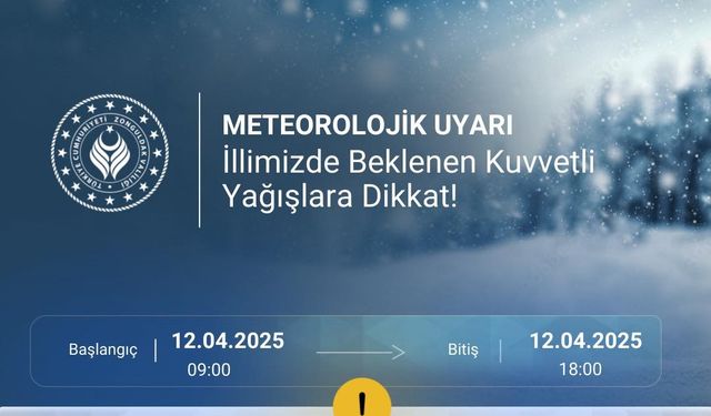 Nisan'da Kar Etkili Oluyor, Yarın da Devam Edecek