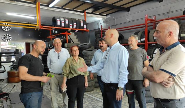 CHP’den Kozlu Sanayi Sitesi Esnafına Destek Ziyareti